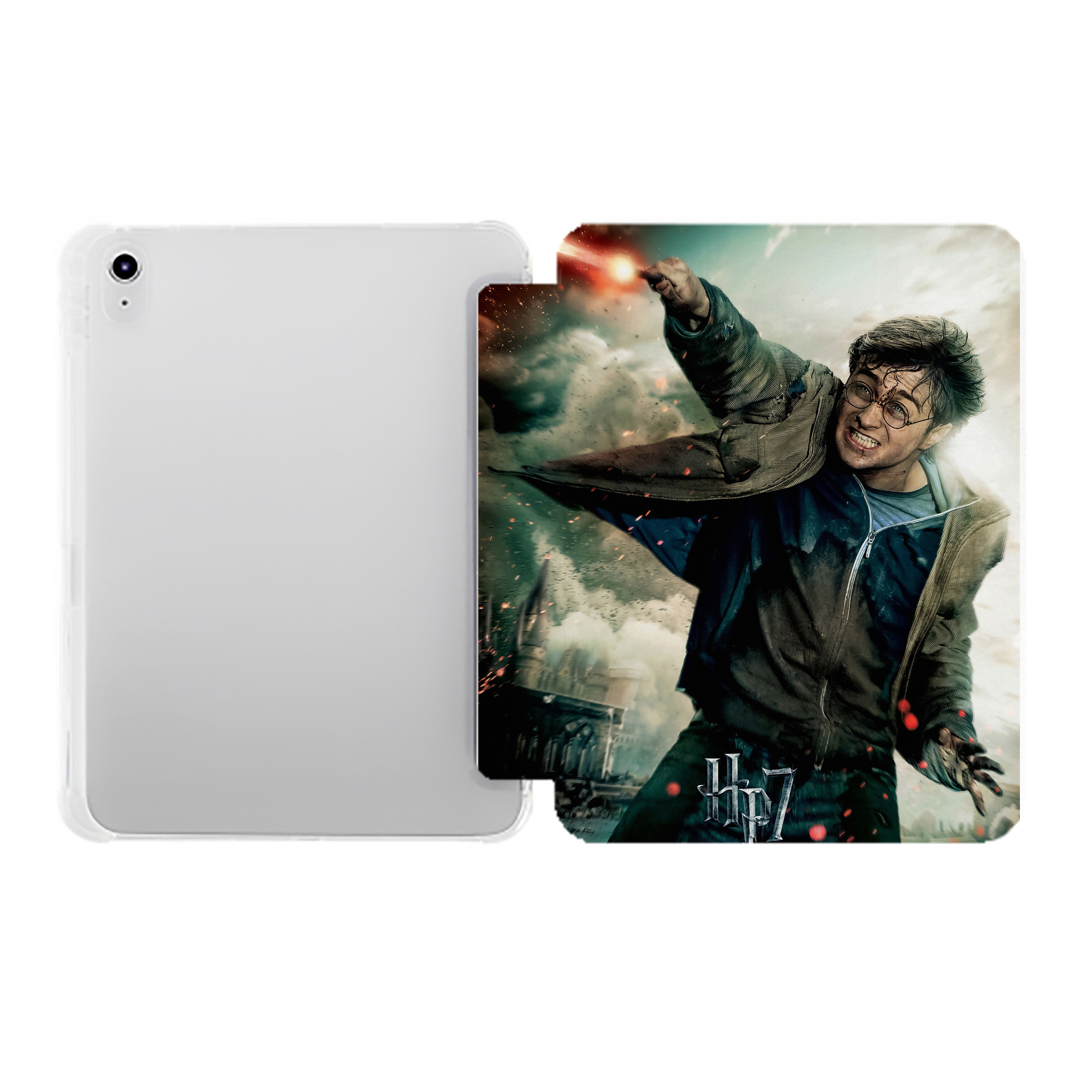（画像用） Harry Potter ハリー・ポッターシリーズ IPad ケース ペン収納付き 三つ折りスタンド PUレザー×シリコン 対応機種9.5/10.5/10.9インチ